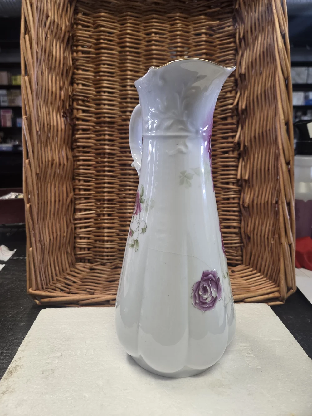 German Vintage 1970s Ceramic Pitcher By Brunswick
